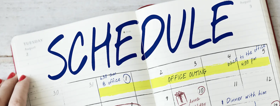 Spring Schedules are Posted