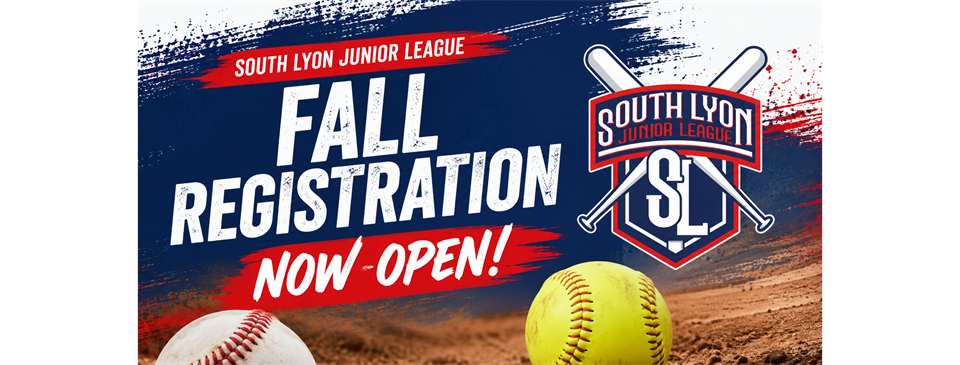 Fall Registration Is Now Open